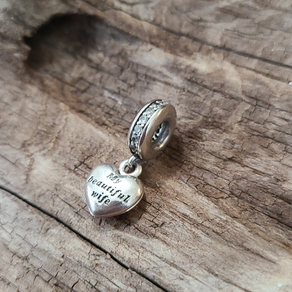 Pandora "My Beautiful Wife" Diamond Locket Charm